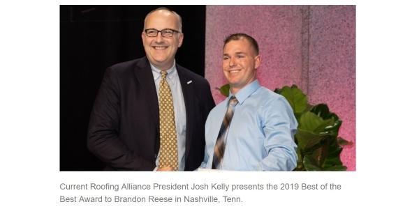 Roofing Alliance Brandon Reese Spotlight