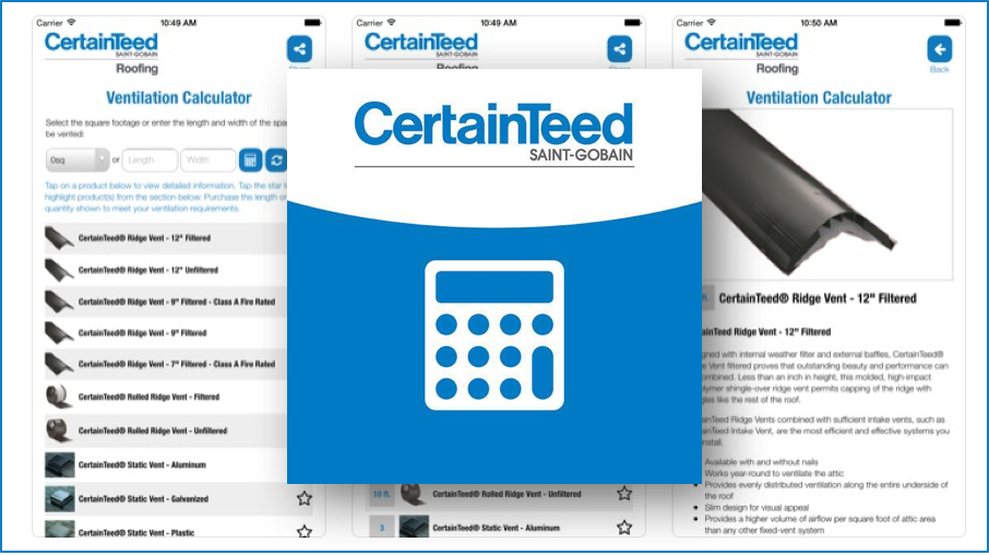 CertainTeed - Ventilation Calculator
