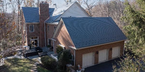 DaVinci slate grey synthetic roof