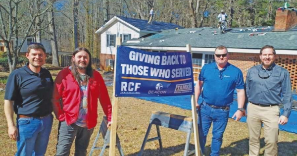 TAMKO Iraq War Veteran wins new roof in contest