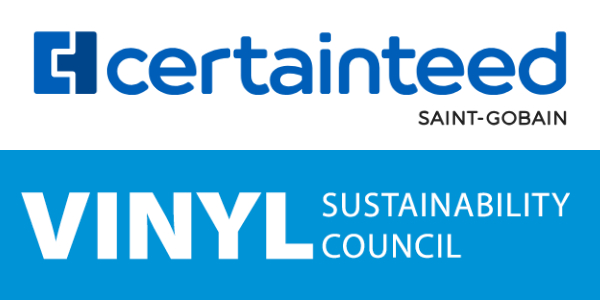 CertainTeed® residential siding products verified by Vinyl Industry Sustainability Initiative