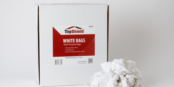 TopShield® reclaimed multi-purpose T-Shirt rags: The ultimate solution for spill management and cleaning