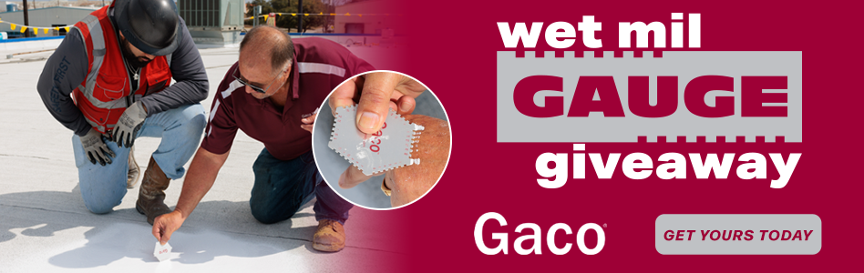 Gaco - Billboard Ad - Wet mil guage giveaway