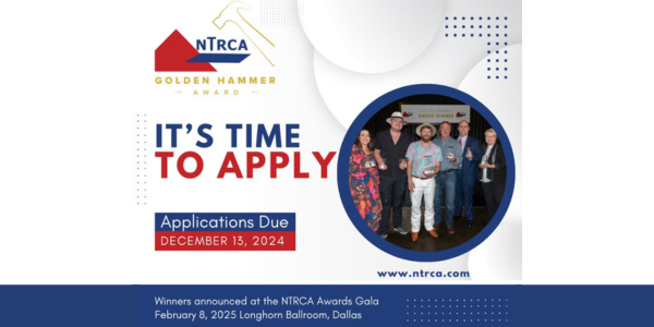 NTRCA Golden Hammer Awards applications open!