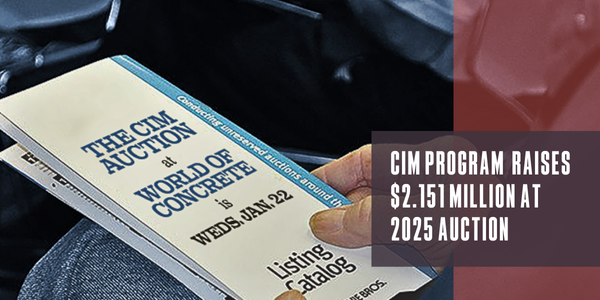 Conccrete Industry Management (CIM) program breaks records and raises $2.151 million at 2025 auction