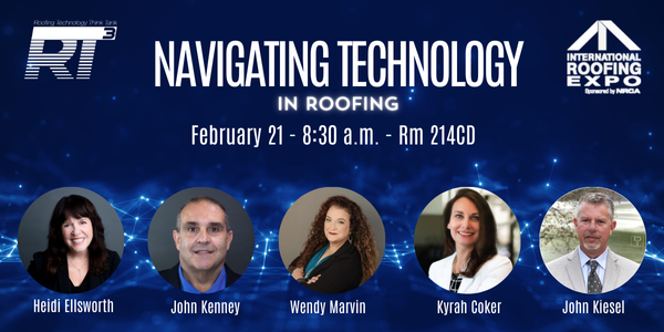 Roofing Technology Think Tank (RT3) announces activities for the 2025 International Roofing Expo®